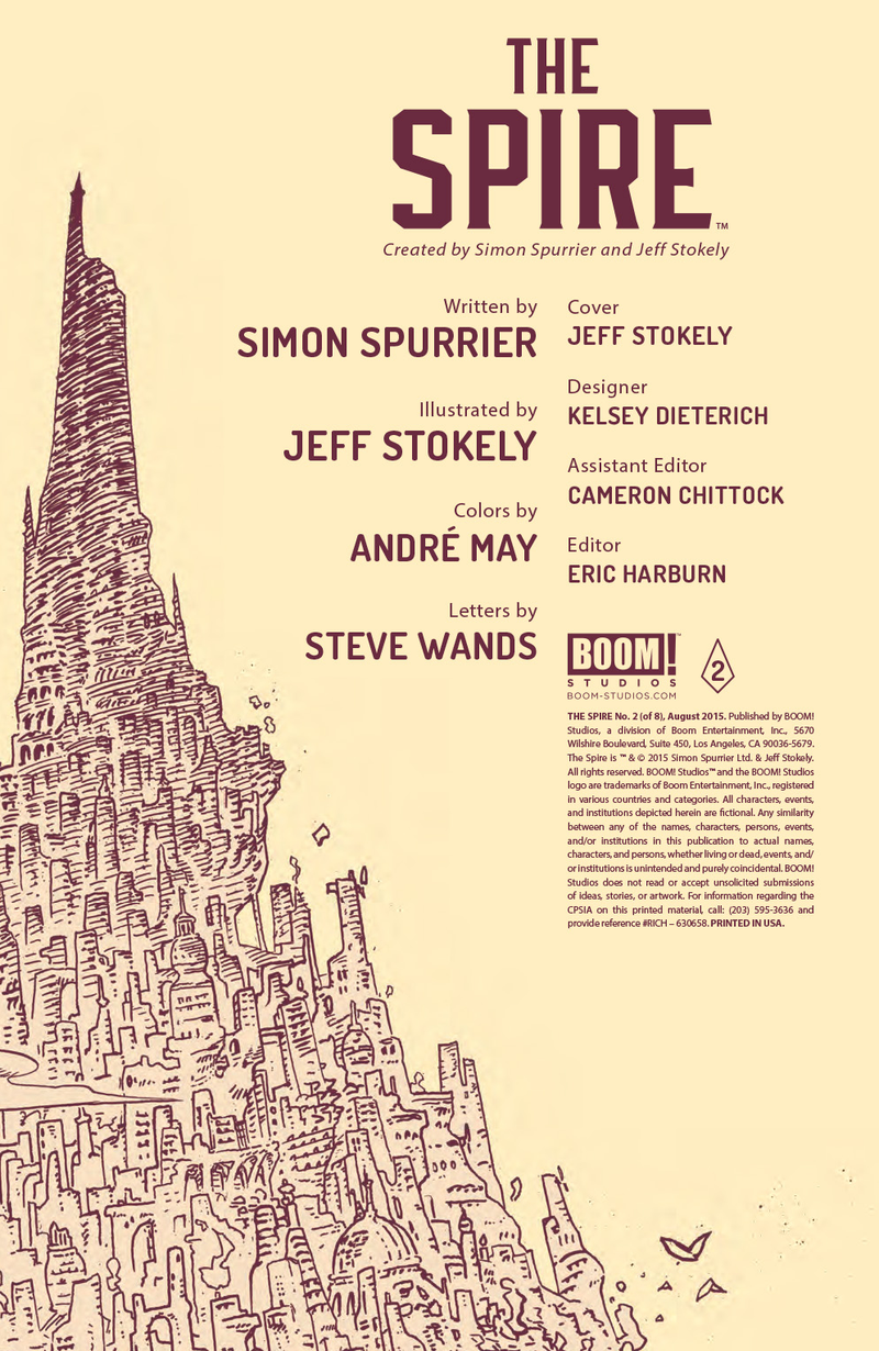 Illustration for article titled Exclusive Boom! preview: The Spire #2 delivers a striking fantasy murder mystery